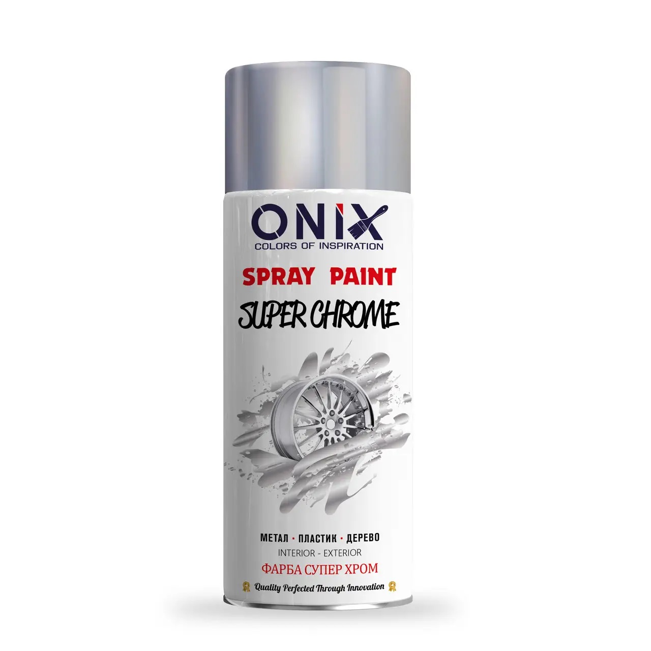 Фарба акрилова з ефектом Хром 318 BRIGHT CHROME ONIX 400 мл